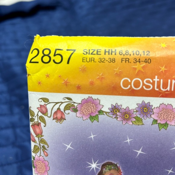 Simplicity 2857 Fairy Costume Pattern-6-8-10-12 missed- uncut- - Picture 6 of 7